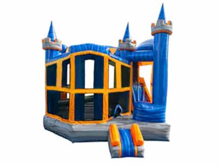 Orange Crush 5 in 1 Castle Module Bouncy Castle Combo