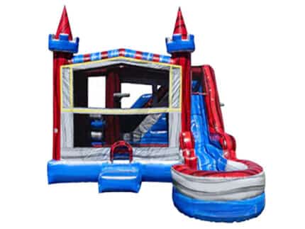 Castle Tower Module Combo 7 Inflated Pool