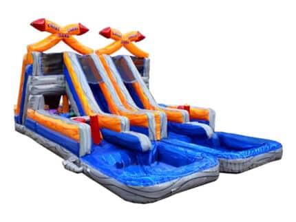 Criss Cross Dash Wet n Dry Inflatable Obstacle Course 2 Piece