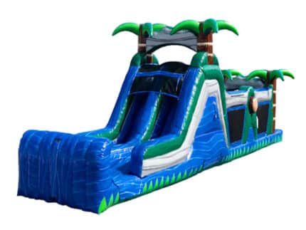 47 Ft Blue Crush Inflatable Obstacle Course
