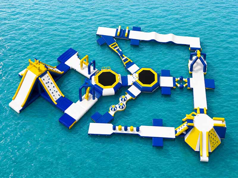 E109102 80 Person Inflatable Water Park - Image 1