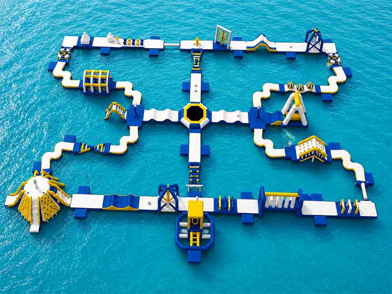E109105 200 Person Floating Water Park - Image 1