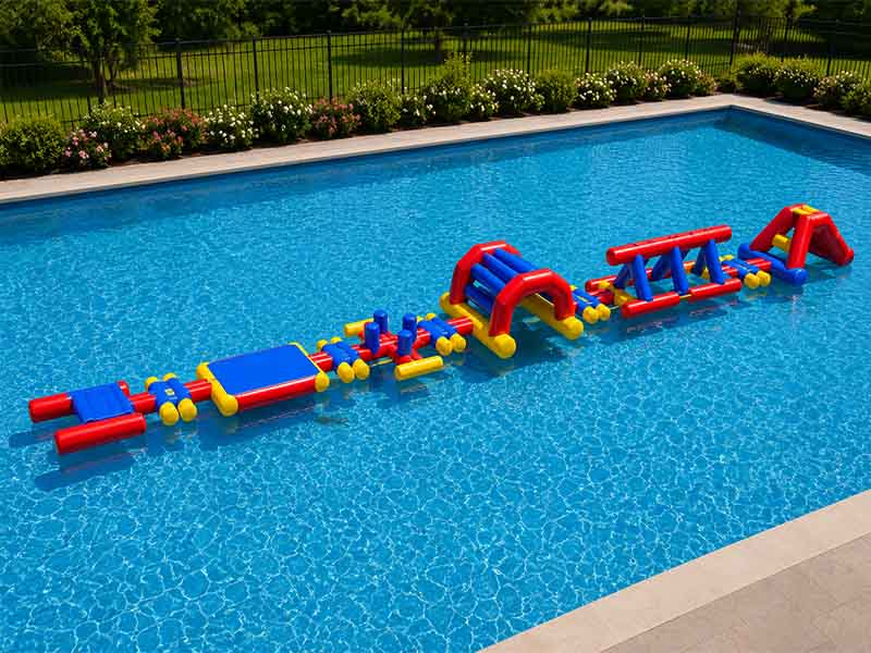 E109128 Inflatable Pool Race Course - Image 1