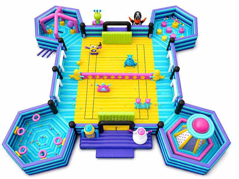E110103 Sport Slam Mega Commercial Inflatable Park - Image 1