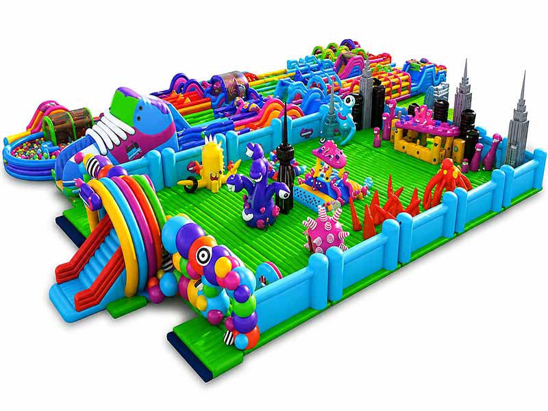 E110104 City Xscape Giant Inflatable Theme Park - Image 1