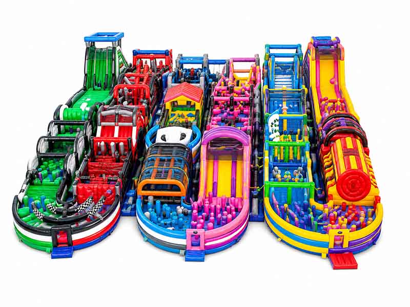 E110120 Commercial Giant Inflatable Obstacle Park - Image 1